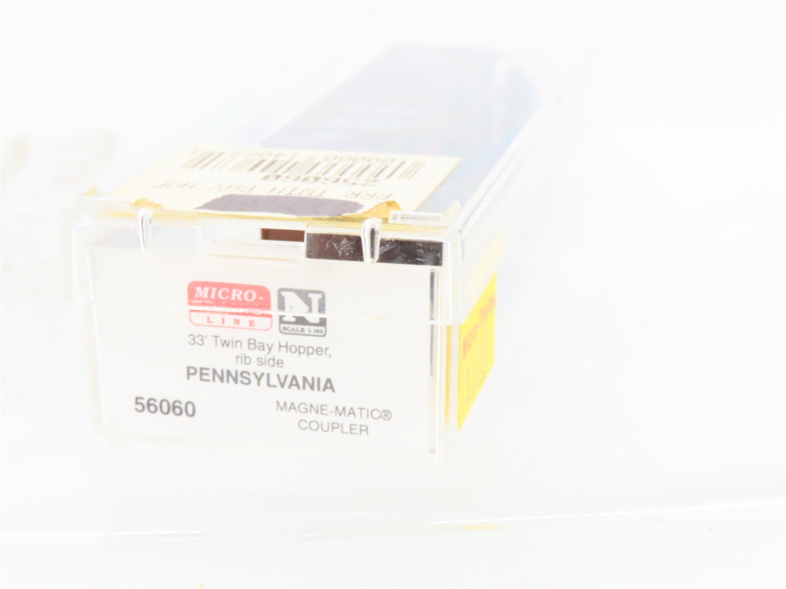 N Scale Micro-Trains MTL 56060 PRR Pennsylvania 33' Twin Bay Hopper #220455