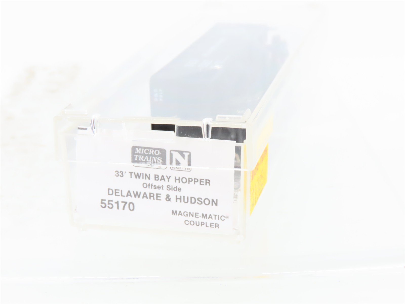 N Scale Micro-Trains MTL 55170 D&H Delaware & Hudson 33' Twin Bay Hopper #7217