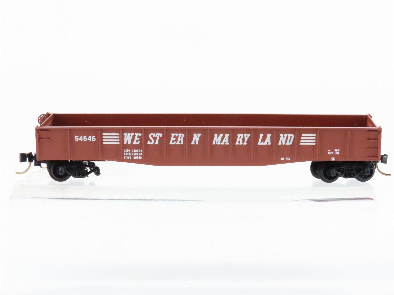 N Scale Micro-Trains/Kadee 46110 WM Western Maryland 50' Gondola #54646