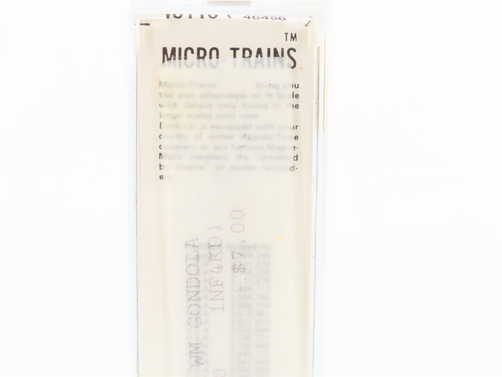 N Scale Micro-Trains/Kadee 46110 WM Western Maryland 50' Gondola #54646