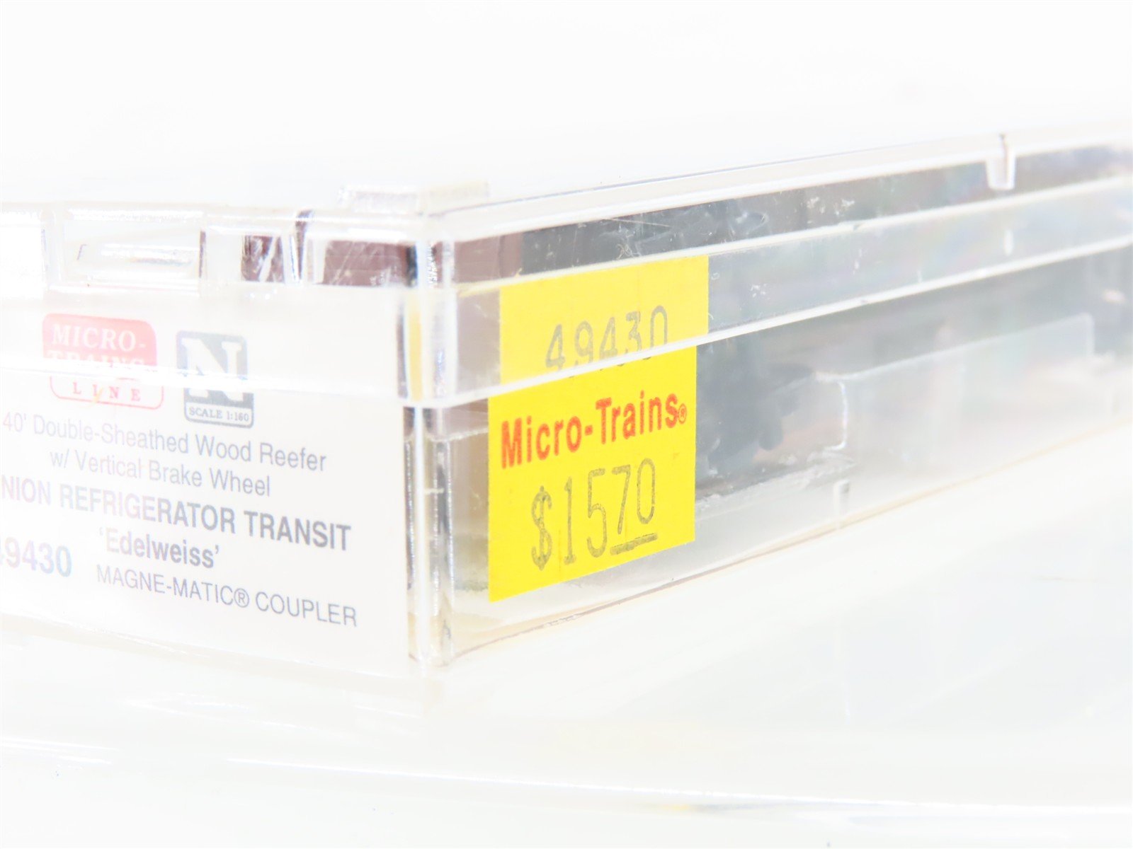 N Scale Micro-Trains MTL 49430 URT Edelweiss 40' Wood Reefer #18301