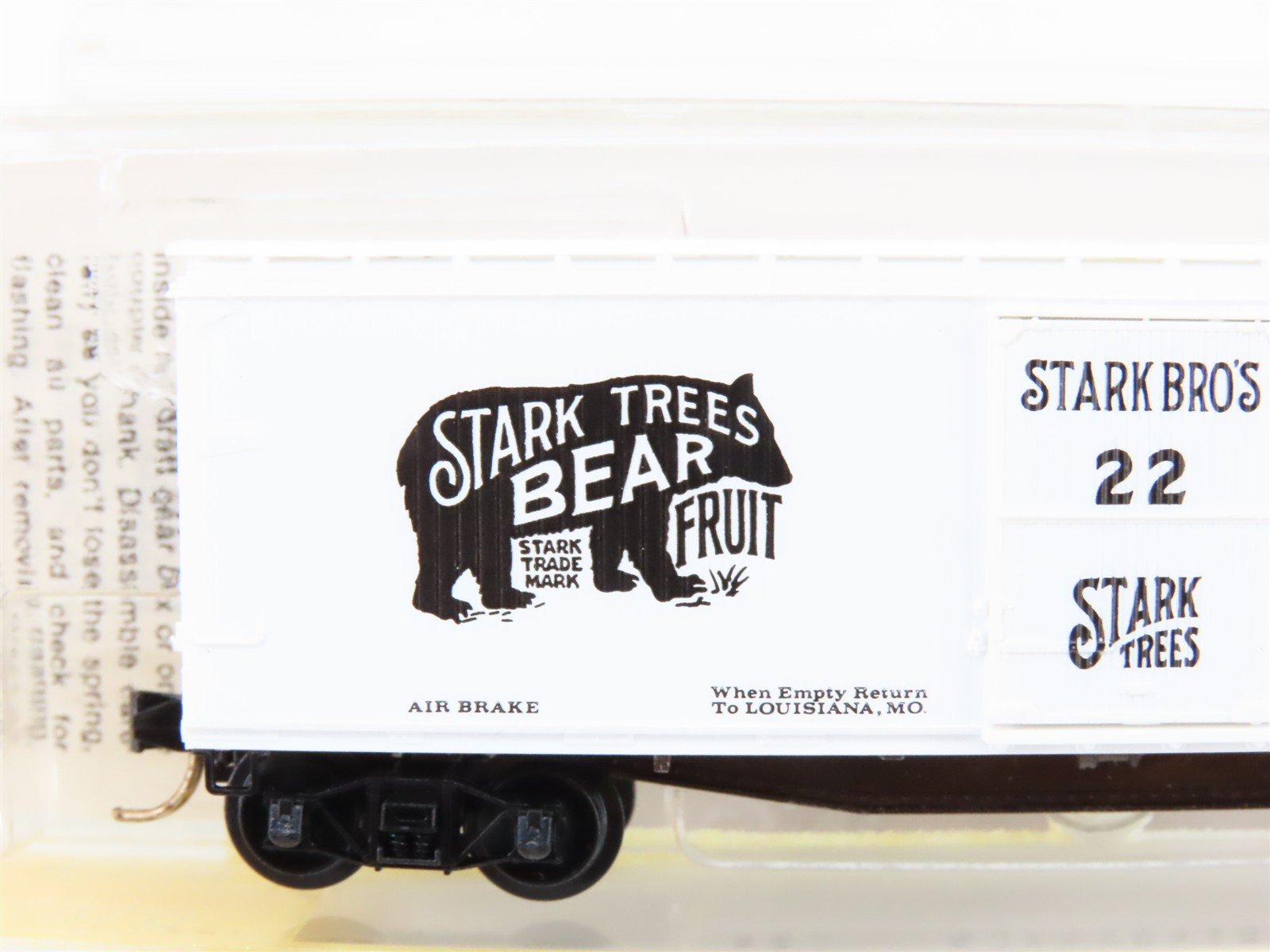 N Scale Micro-Trains MTL 42010 Stark Trees 40' Wood Boxcar #22