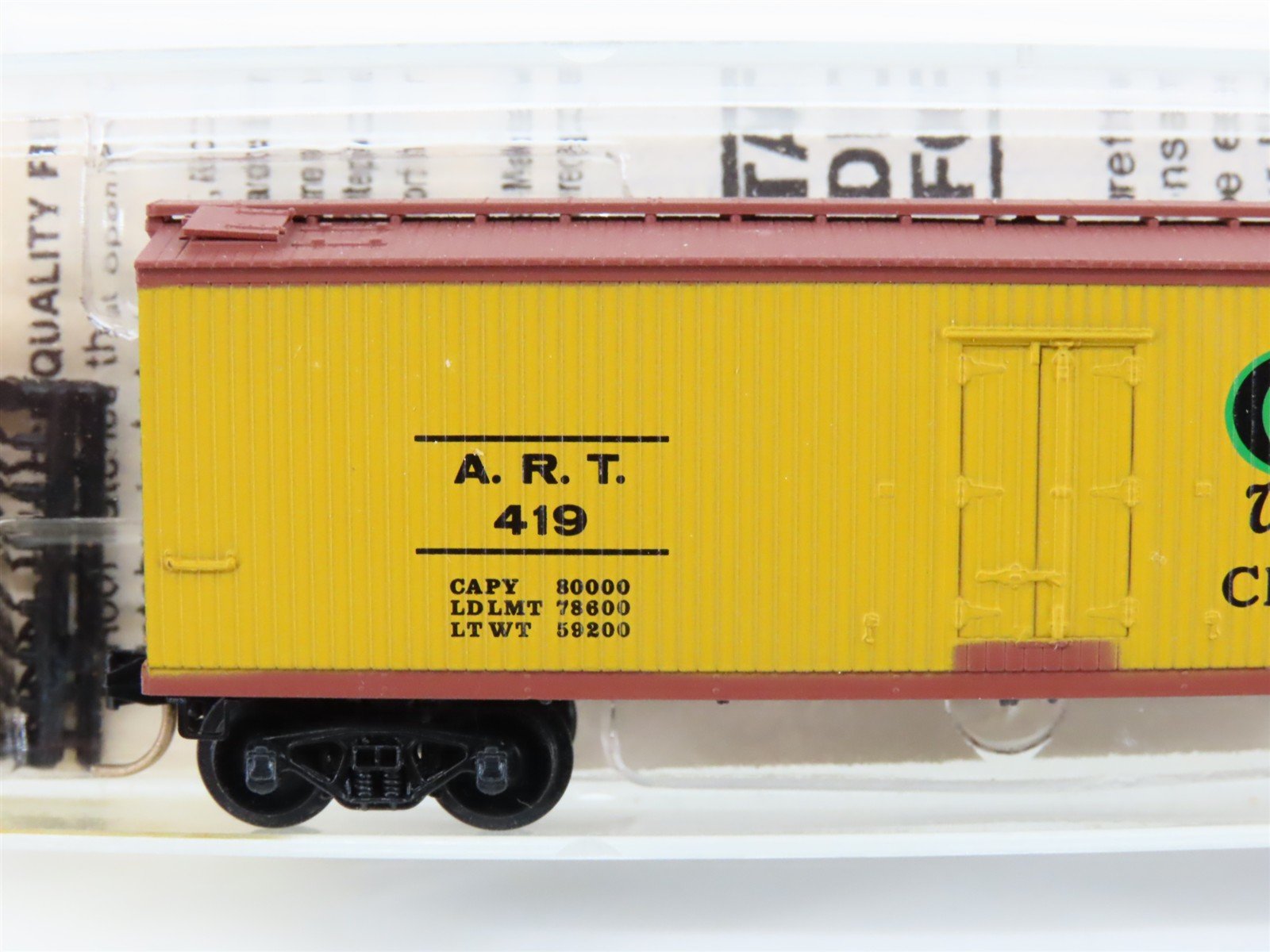 N Scale Micro-Trains MTL 49230 ART Crazy Water Crystals 40' Wood Reefer #419