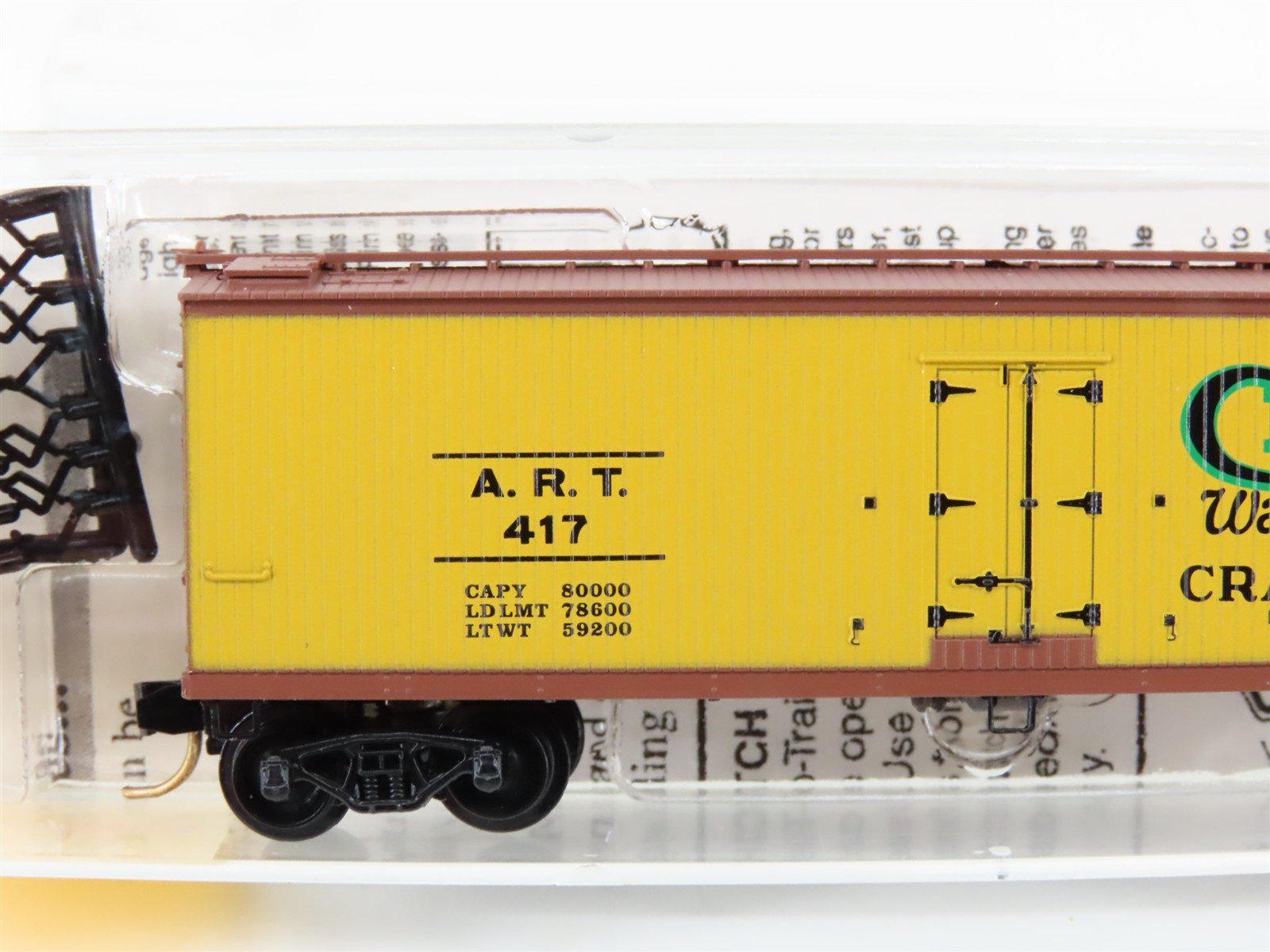 N Scale Micro-Trains MTL 49230 ART Crazy Water Crystals 40' Wood Reefer #417