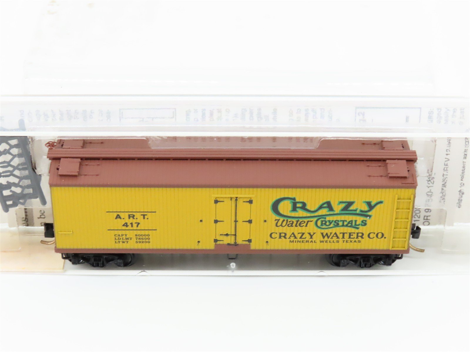 N Scale Micro-Trains MTL 49230 ART Crazy Water Crystals 40' Wood Reefer #417