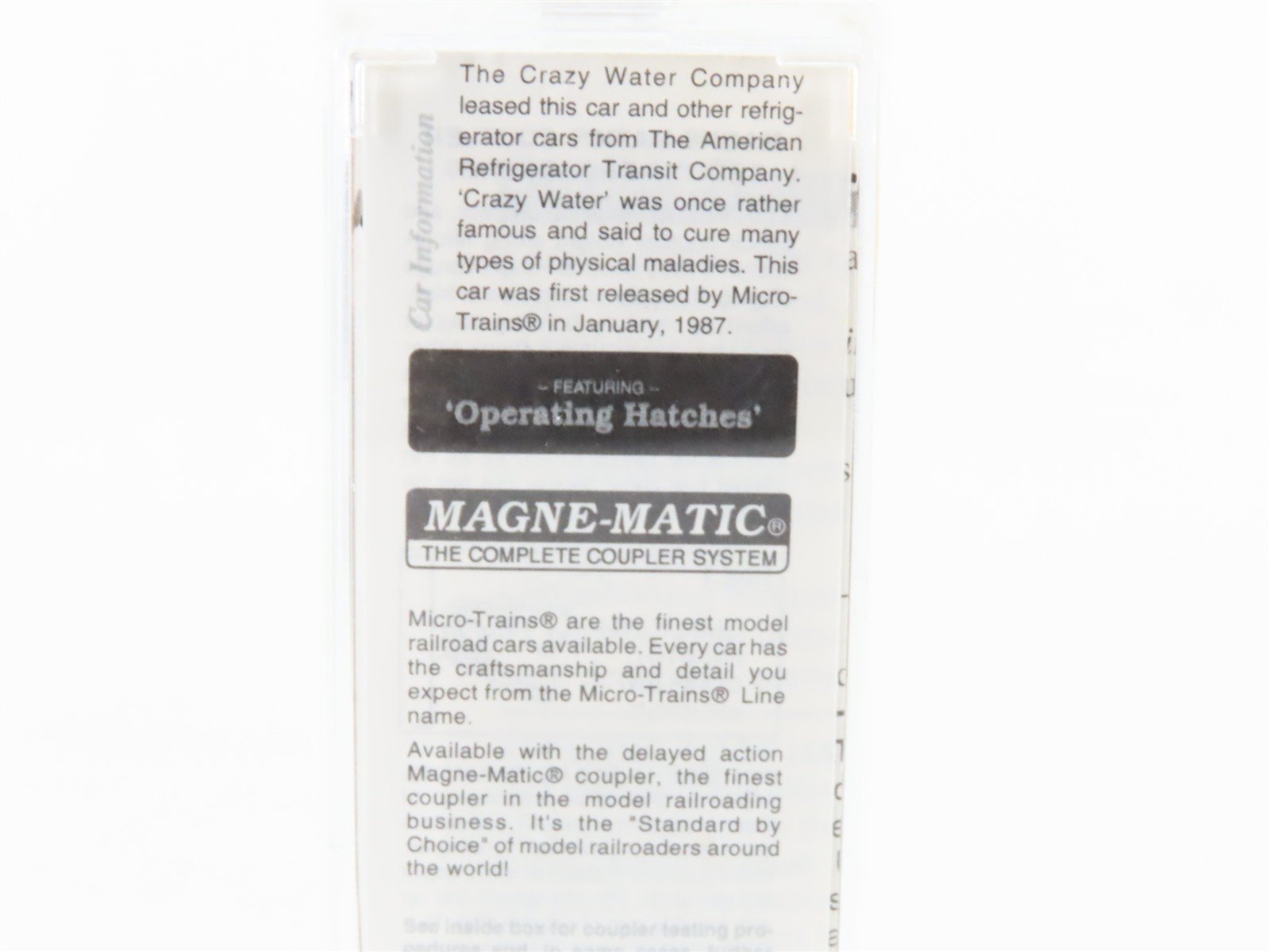N Scale Micro-Trains MTL 49230 ART Crazy Water Crystals 40' Wood Reefer #417