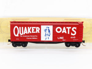 N Scale Kadee/Aksarben Quaker Oats 40' Wood Boxcar #440