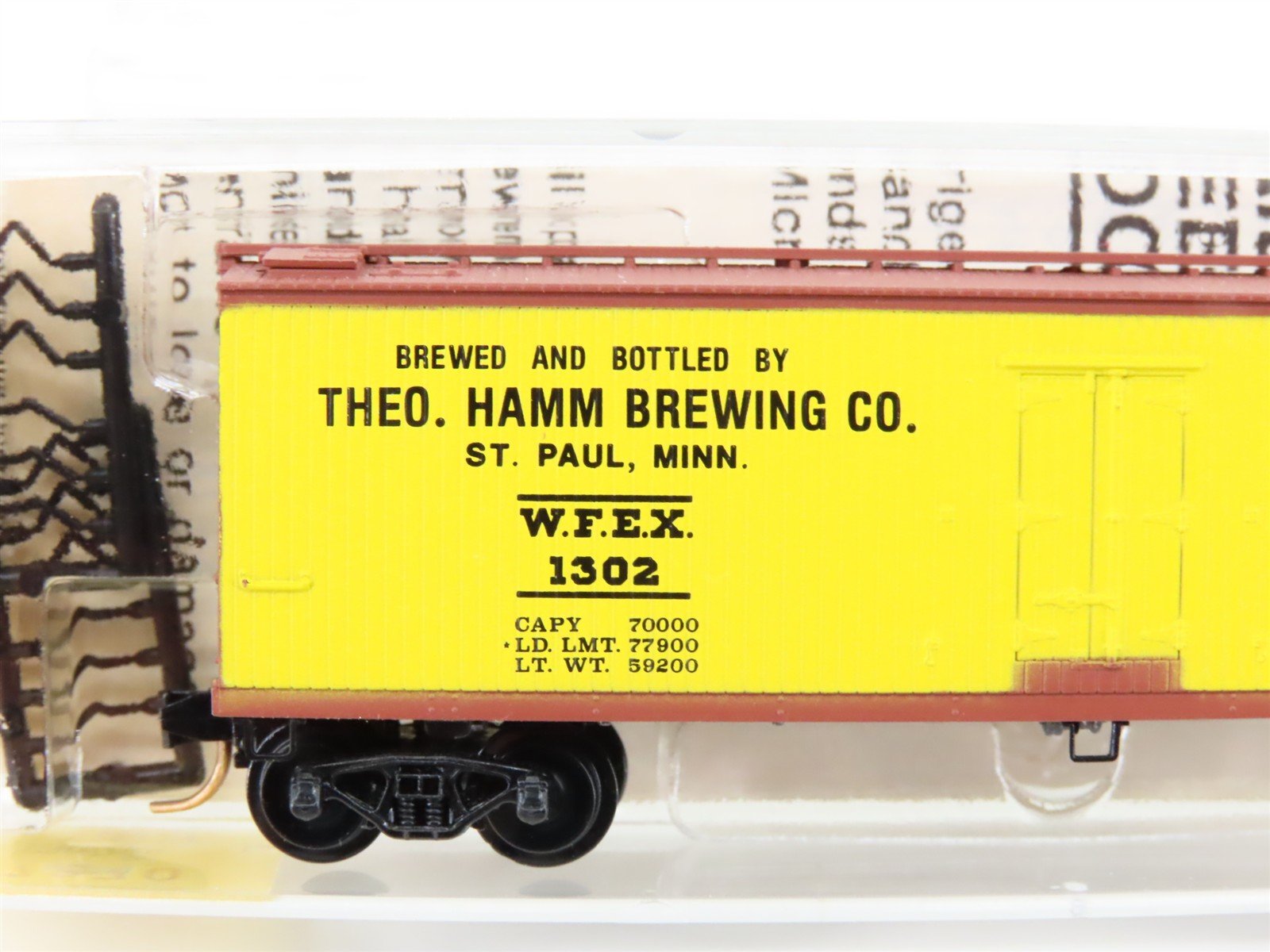 N Scale Micro-Trains/Kadee 47270 WFEX Theo Hamm Brewing 40' Wood Reefer #1302