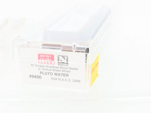 N Scale Micro-Trains MTL 49490 NADX Pluto Water 40' Wood Reefer #2688
