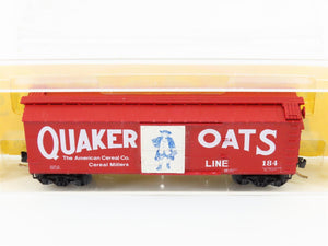 N Scale Kadee/Aksarben Quaker Oats 40' Wood Boxcar #184