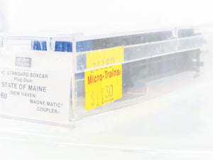 N Scale Micro-Trains MTL 21160 NH New Haven State of Maine 40' Boxcar #45004