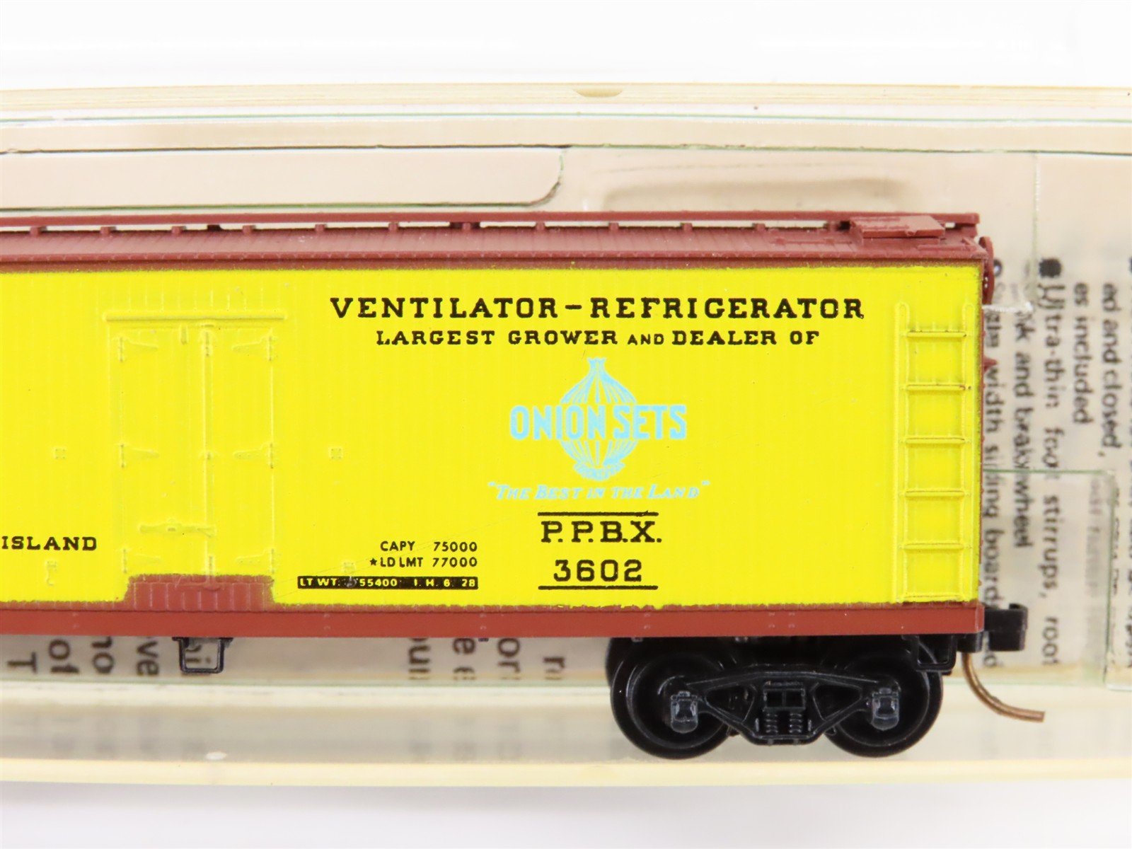 N Scale Micro-Trains/Kadee 47040 PPBX Peerbolte Onion 40' Reefer #3602