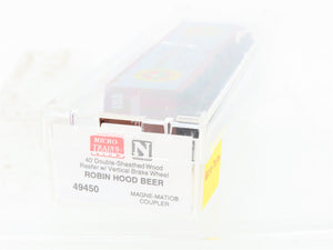 N Scale Micro-Trains MTL 49450 FBX Robin Hood Beer 40' Wood Reefer #5300