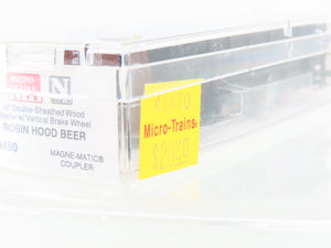 N Scale Micro-Trains MTL 49450 FBX Robin Hood Beer 40' Wood Reefer #5300