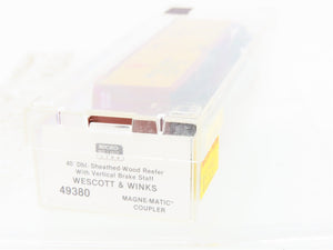 N Scale Micro-Trains MTL 49380 URTC West & Winks 40' Wood Reefer #10700