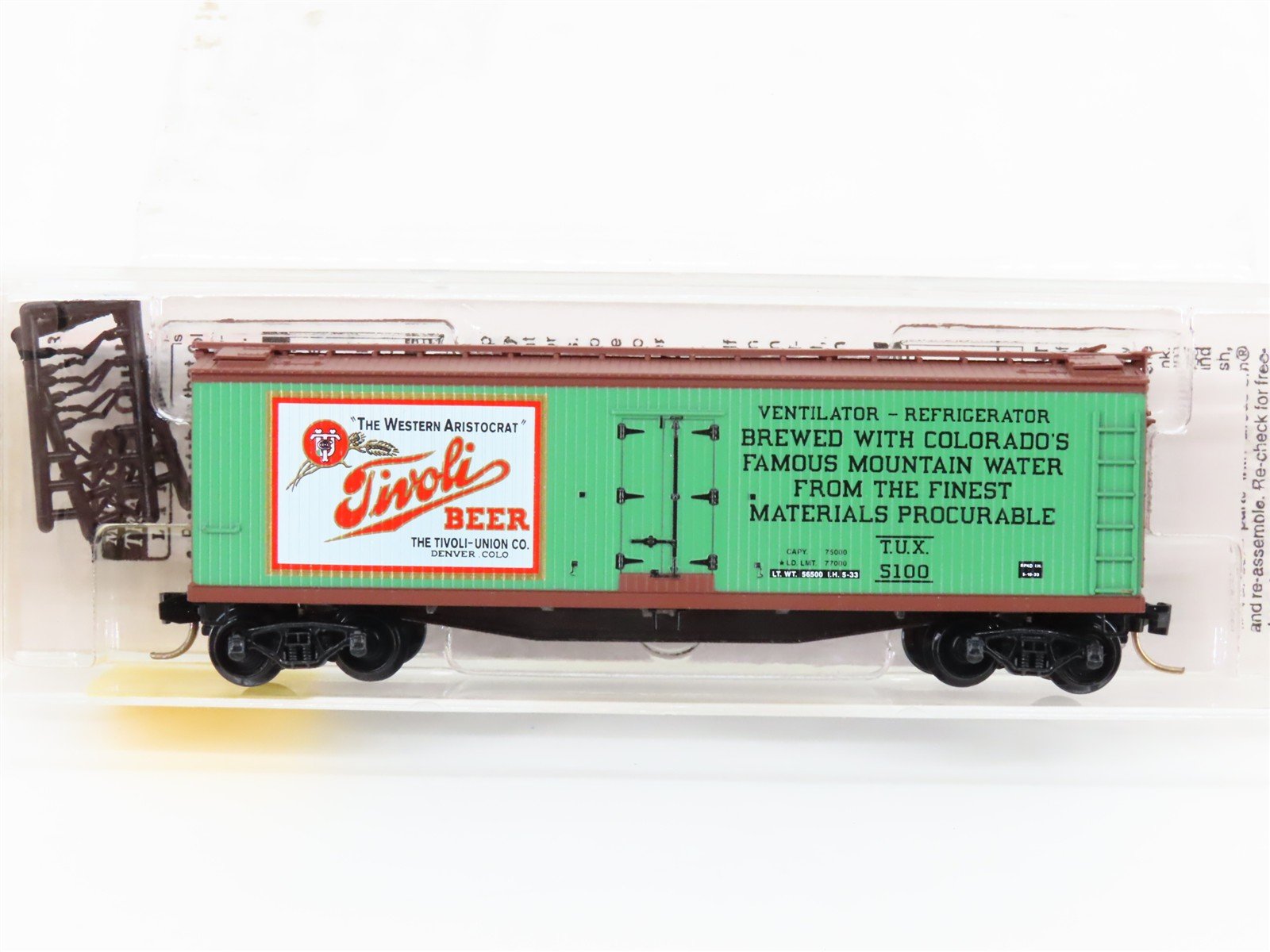 N Scale Micro-Trains MTL 49440 TUX Tivoli Beer 40' Wood Reefer #10700