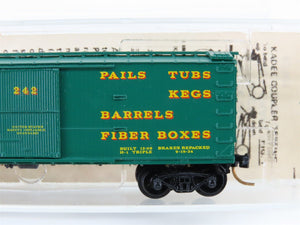 N Scale Micro-Trains MTL 42040 Menasha Woodenware 40' Wood Boxcar #242