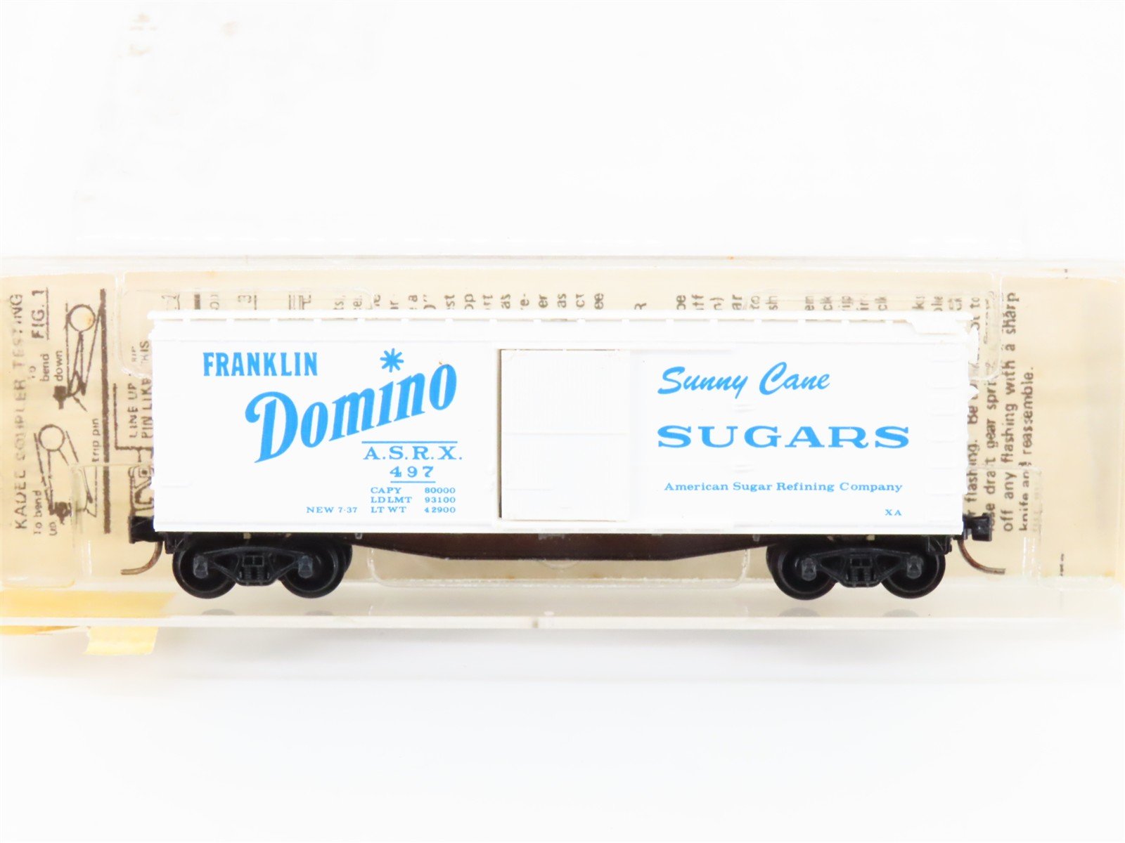 N Scale Micro-Trains/Kadee 42020 ASRX Domino Sugar 40' Wood Boxcar #497