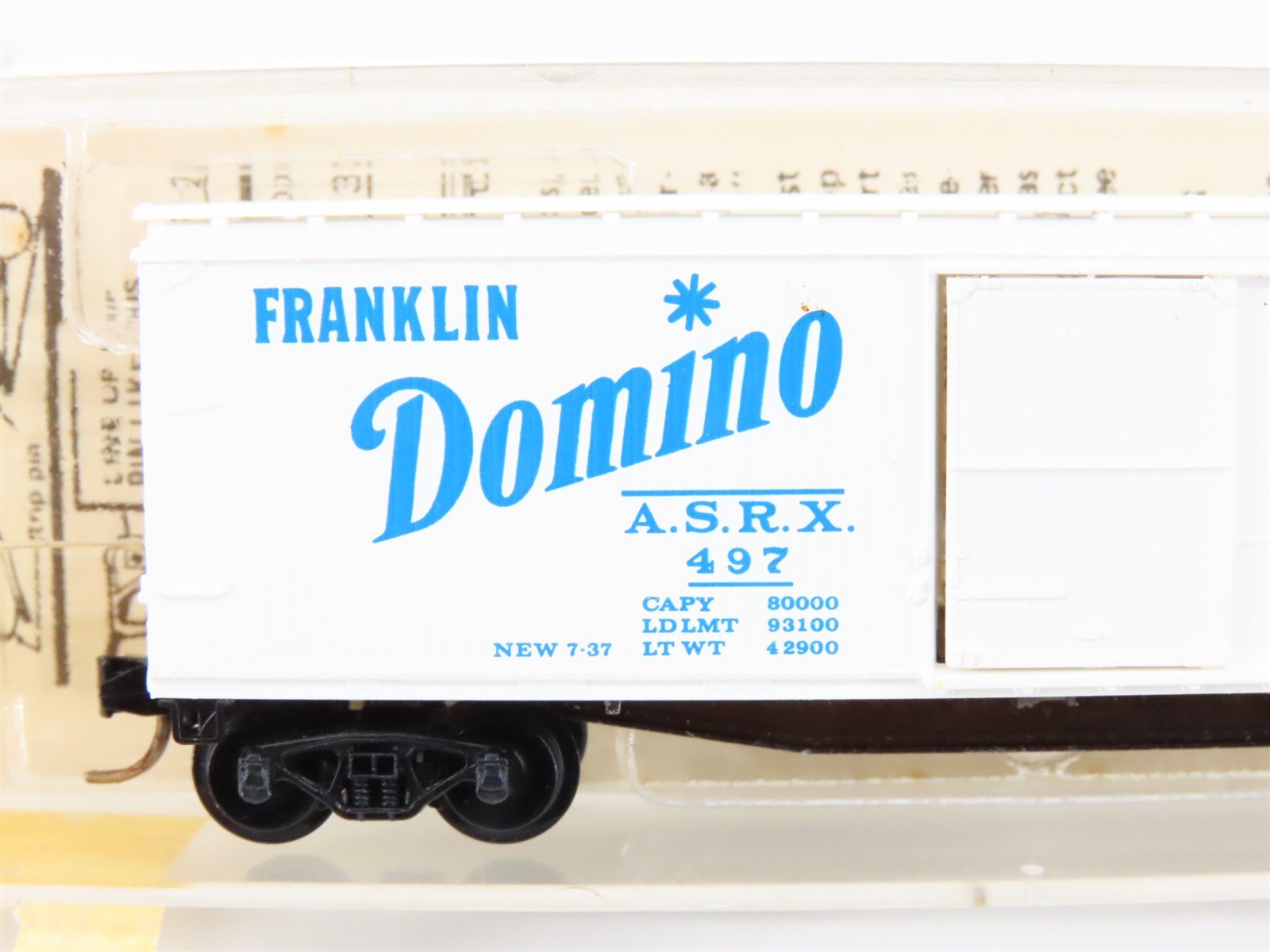 N Scale Micro-Trains/Kadee 42020 ASRX Domino Sugar 40' Wood Boxcar #497