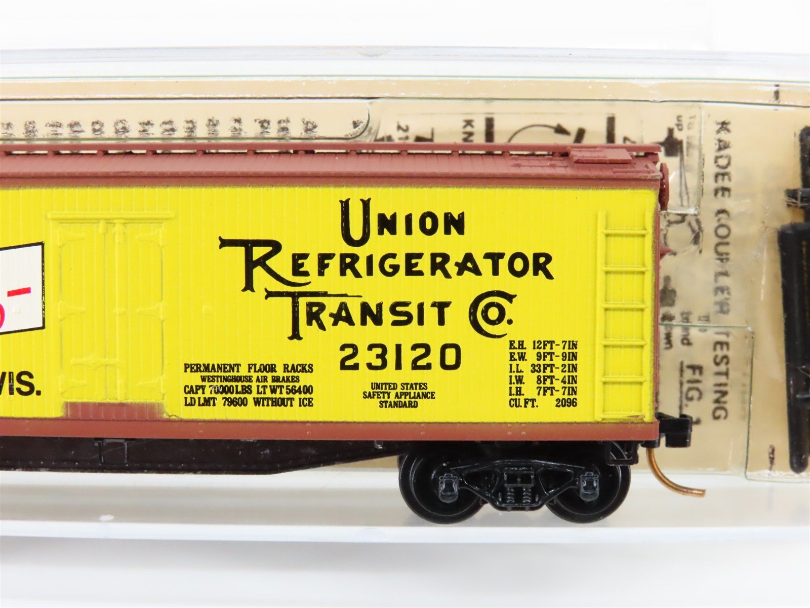 N Scale Micro-Trains/Kadee 47120 URTC Old Heidelberg 40' Wood Reefer #23120