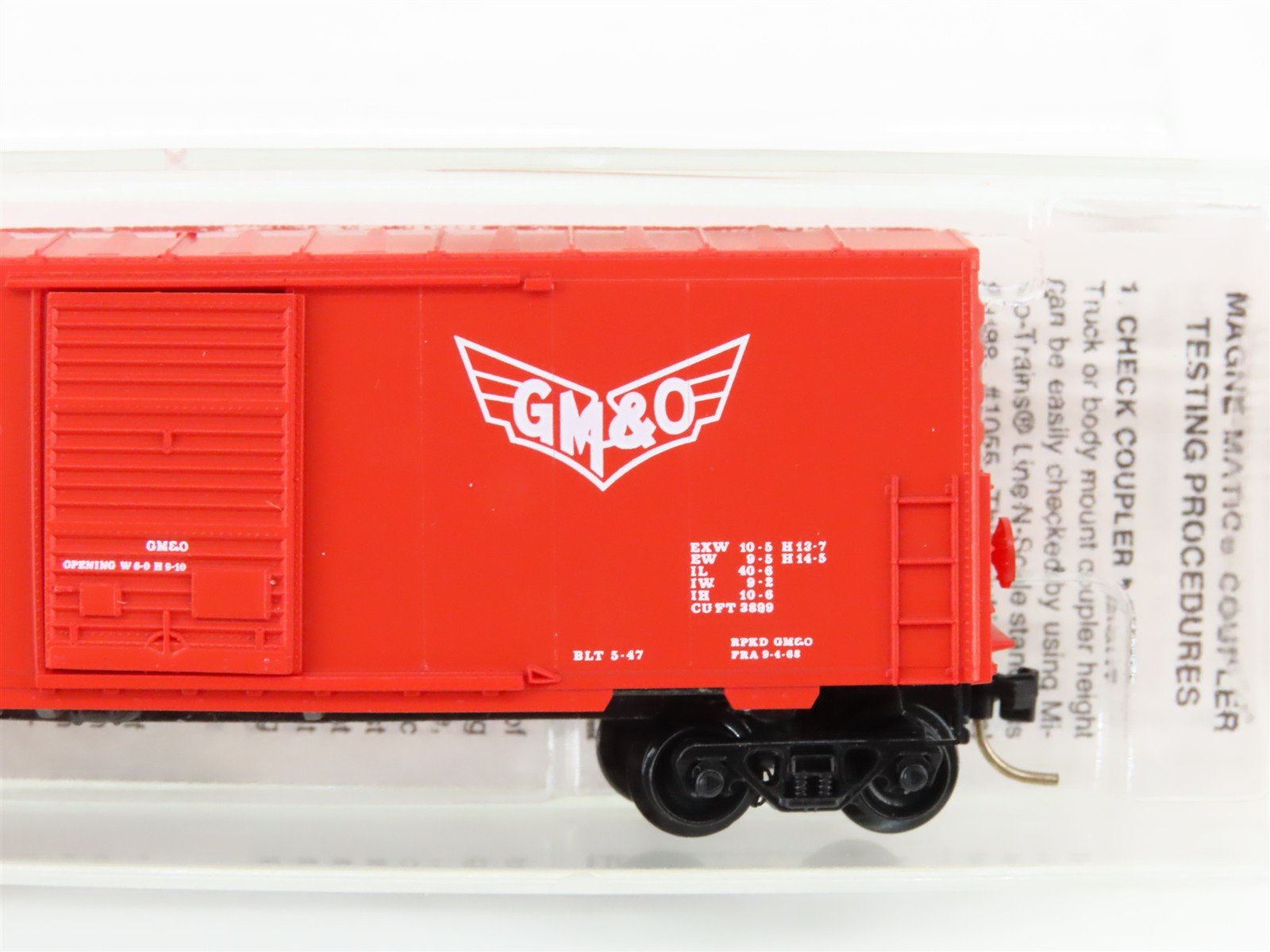 N Scale Micro-Trains MTL 24240 GMO Gulf Mobile & Ohio 40' Boxcar #21583