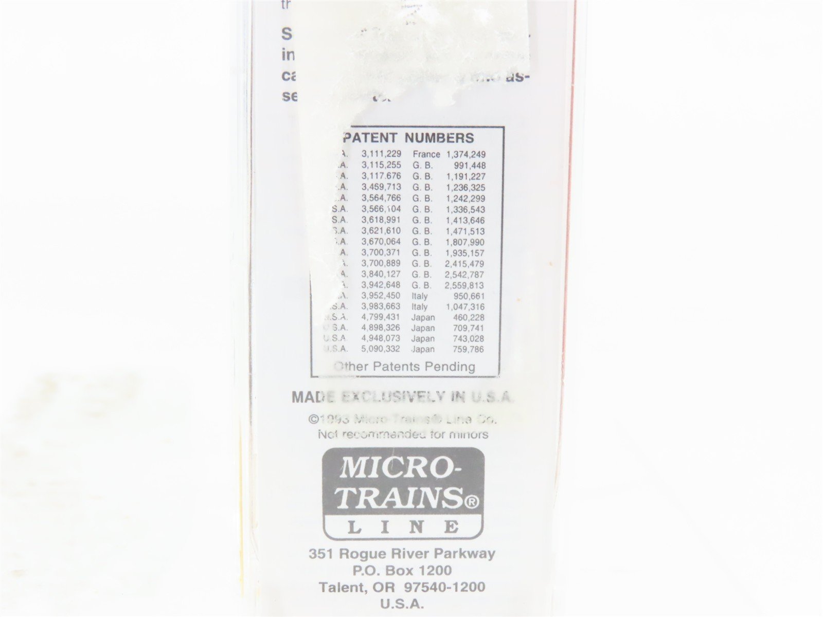 N Scale Micro-Trains MTL 24240 GMO Gulf Mobile & Ohio 40' Boxcar #21583