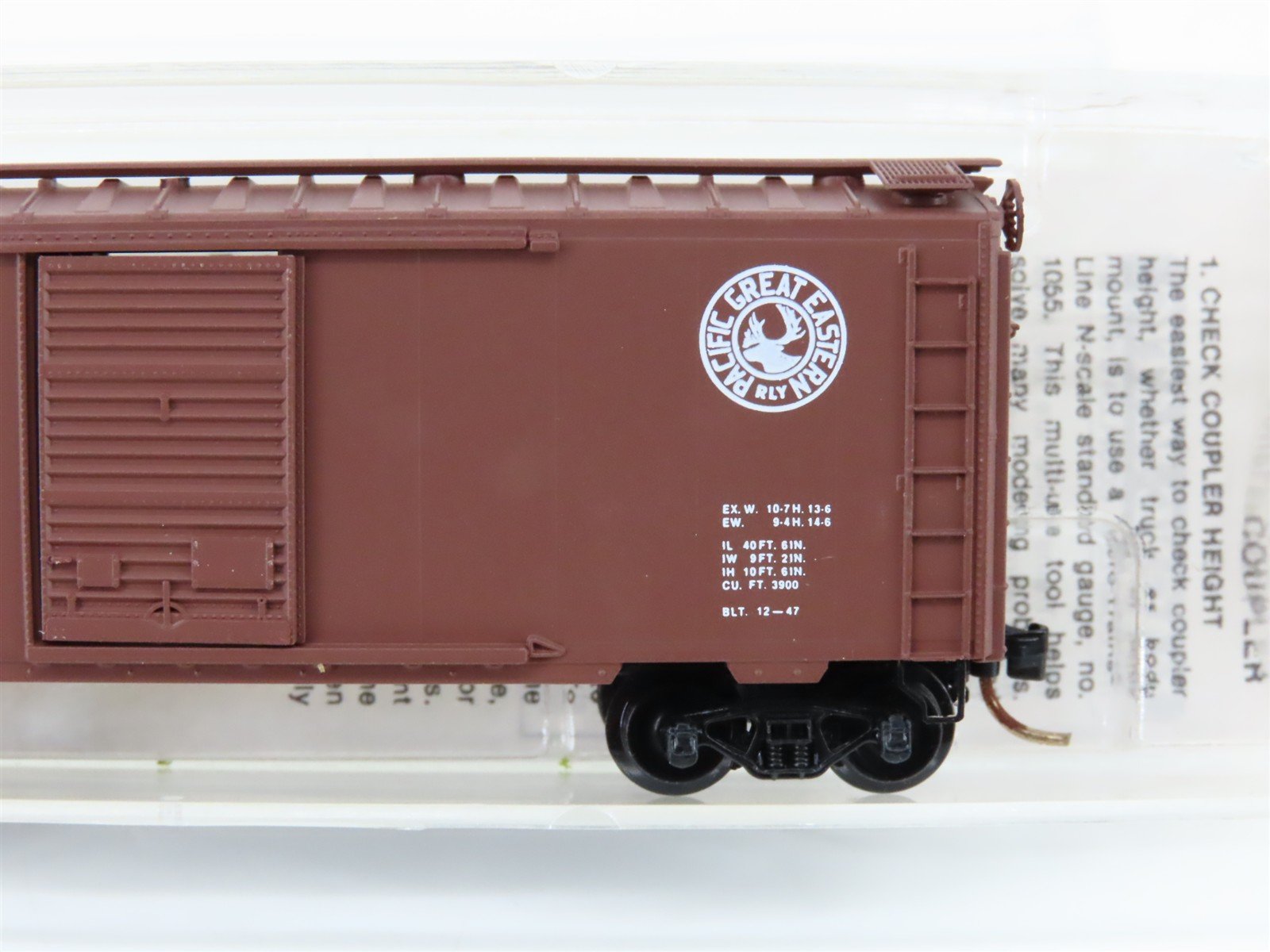 N Scale Micro-Trains MTL 20970 PGE Pacific Great Eastern 40' Boxcar #4022