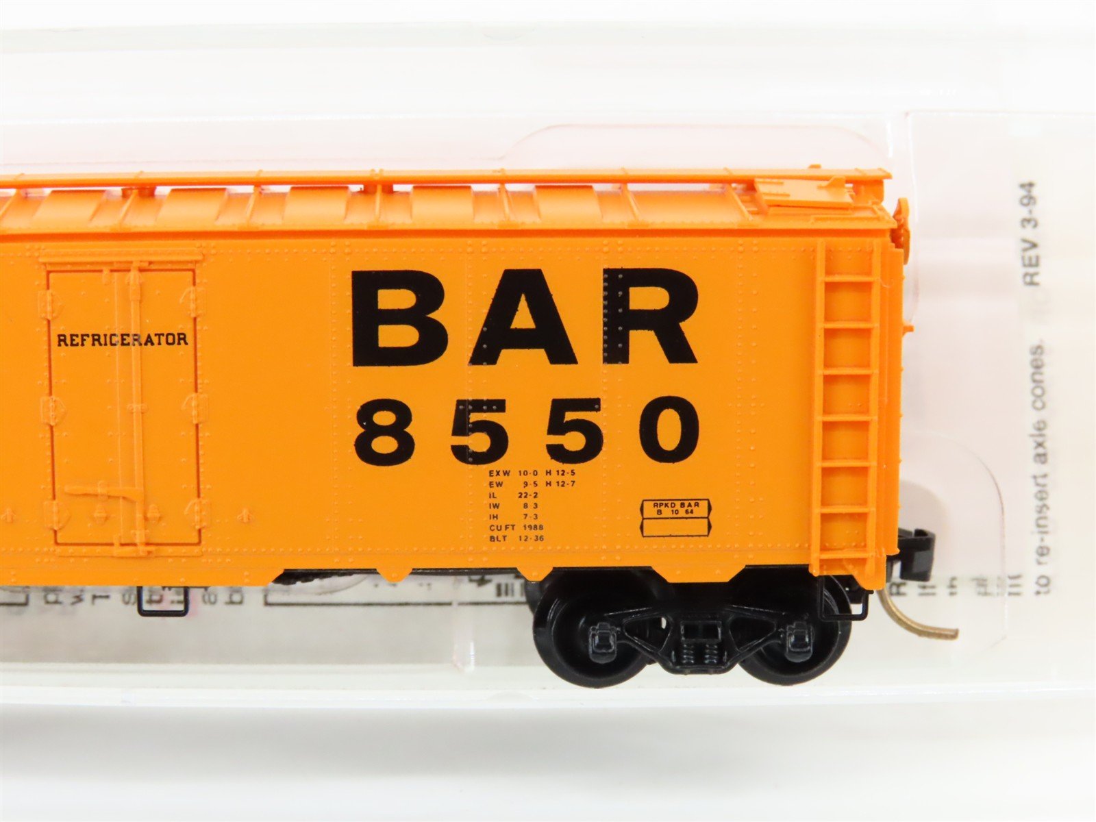 N Scale Micro-Trains MTL 59050 BAR Bangor & Aroostook 40' Ice Reefer #8550