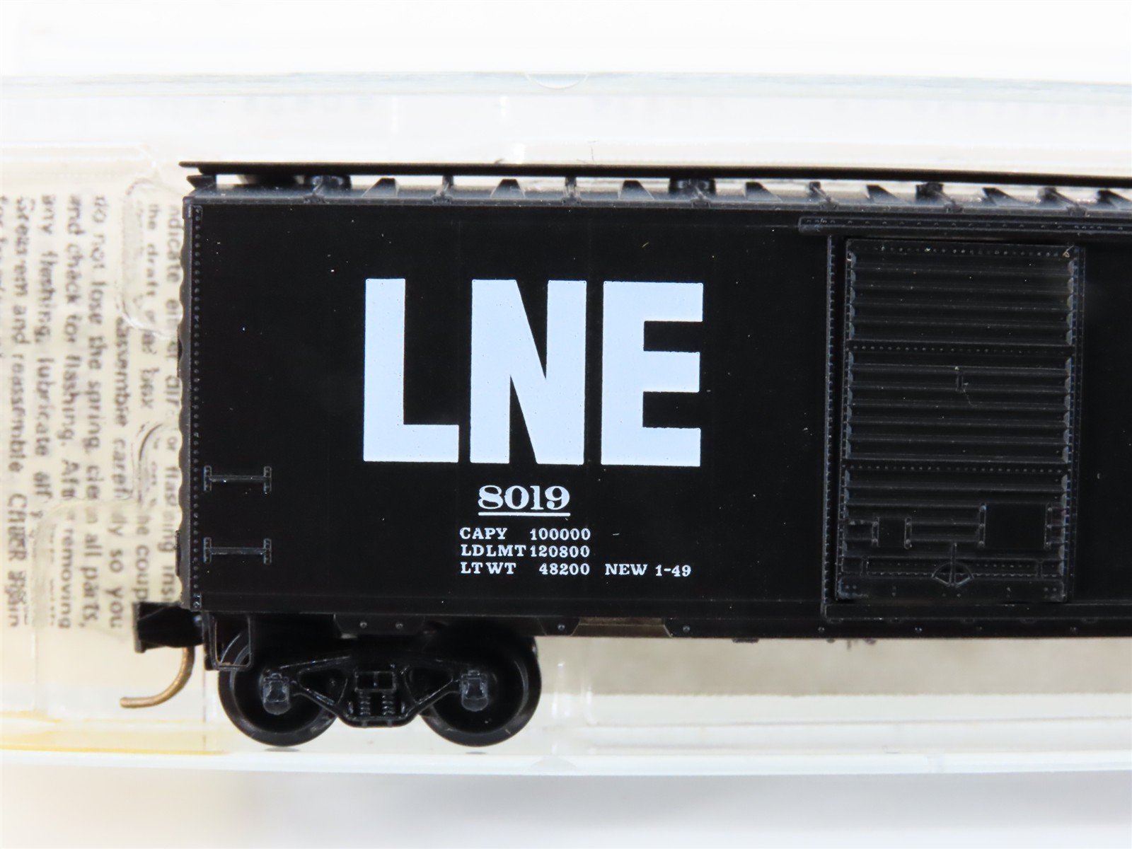 N Scale Micro-Trains MTL 20930 LNE Lehigh & New England 40' Boxcar #8019