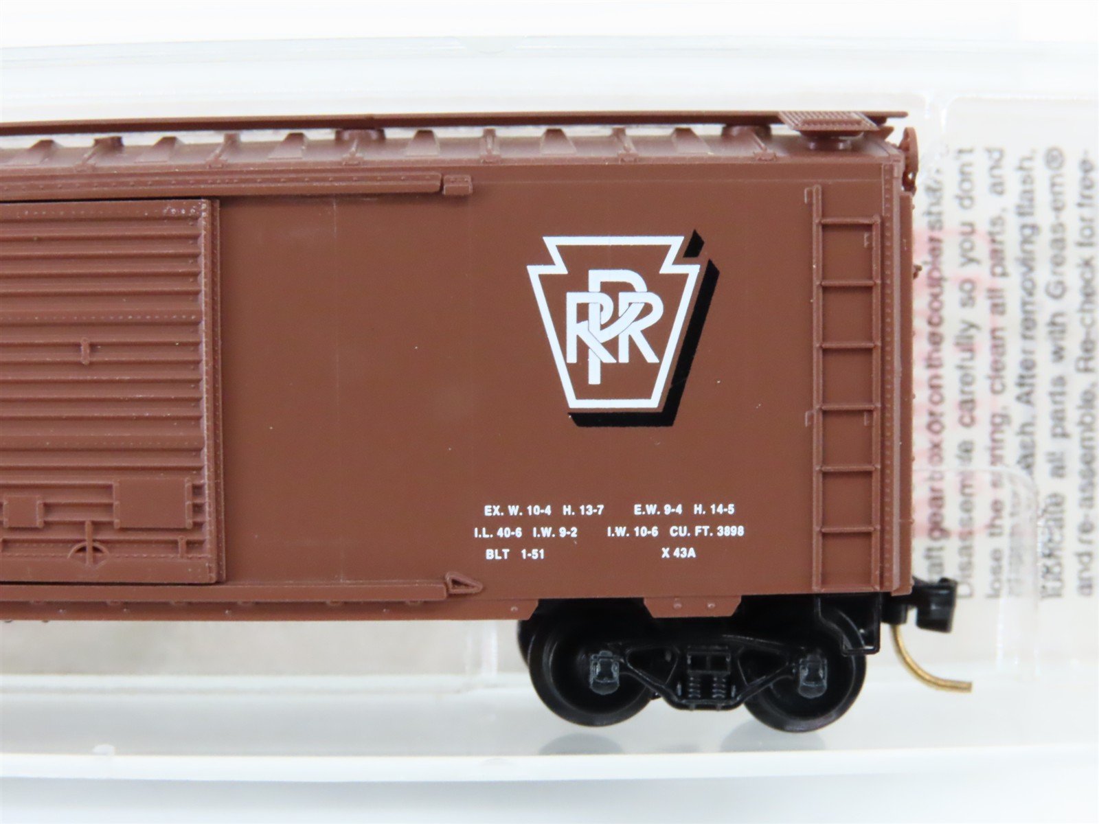 N Scale Micro-Trains MTL 20780 PRR Pennsylvania 40' Boxcar #603116