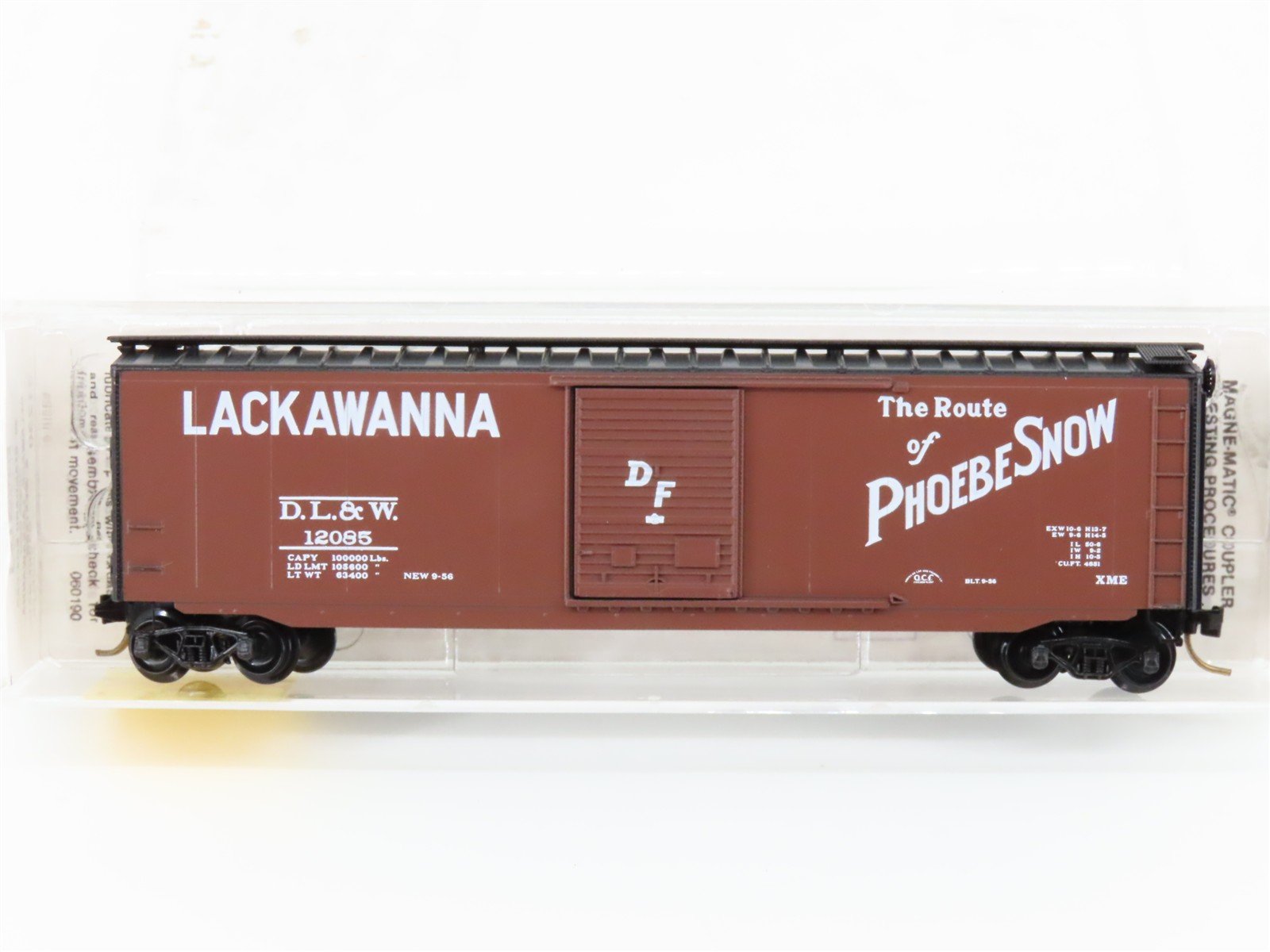 N Scale Micro-Trains MTL 31230 DL&W Lackawanna Phoebe Snow 50' Boxcar #12085