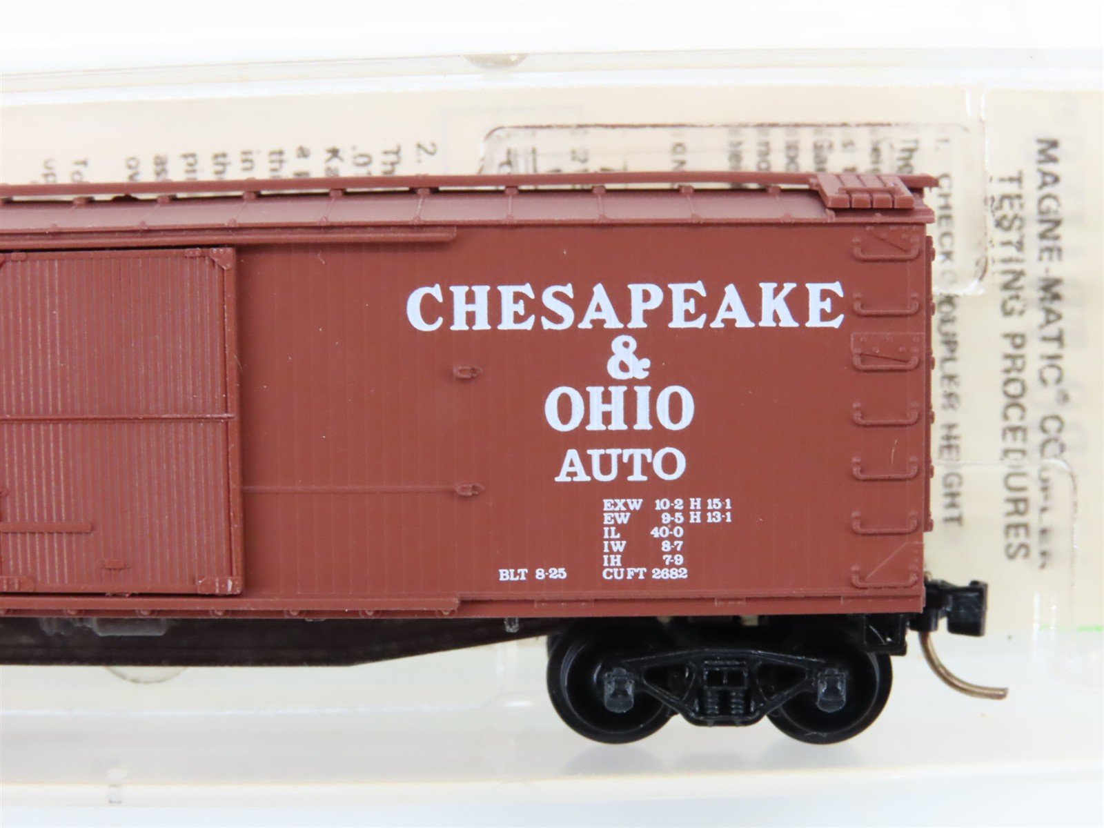 N Scale Micro-Trains/Kadee 43070 C&O Chesapeake & Ohio 40' Boxcar #12134