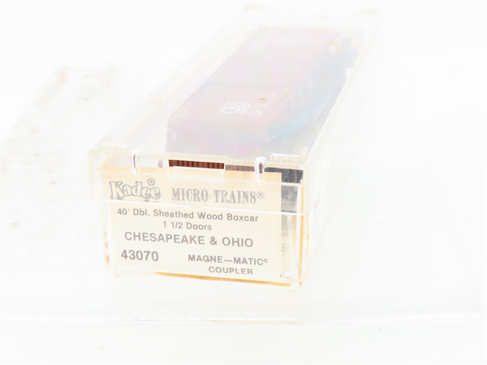 N Scale Micro-Trains/Kadee 43070 C&O Chesapeake & Ohio 40' Boxcar #12134