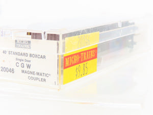 N Scale Micro-Trains/Kadee 20046 CGW Chicago Great Western 40' Boxcar #5453