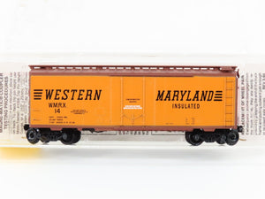 N Scale Micro-Trains/Kadee 21240 WMRX Western Maryland 40' Boxcar #14