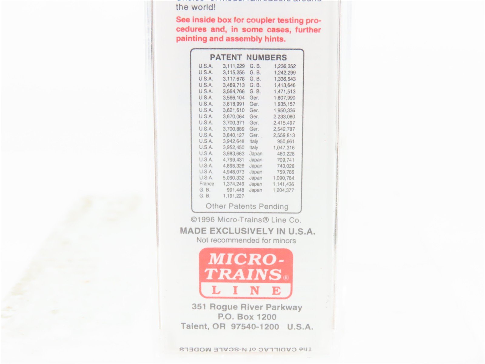 N Scale Micro-Trains/Kadee 21240 WMRX Western Maryland 40' Boxcar #14