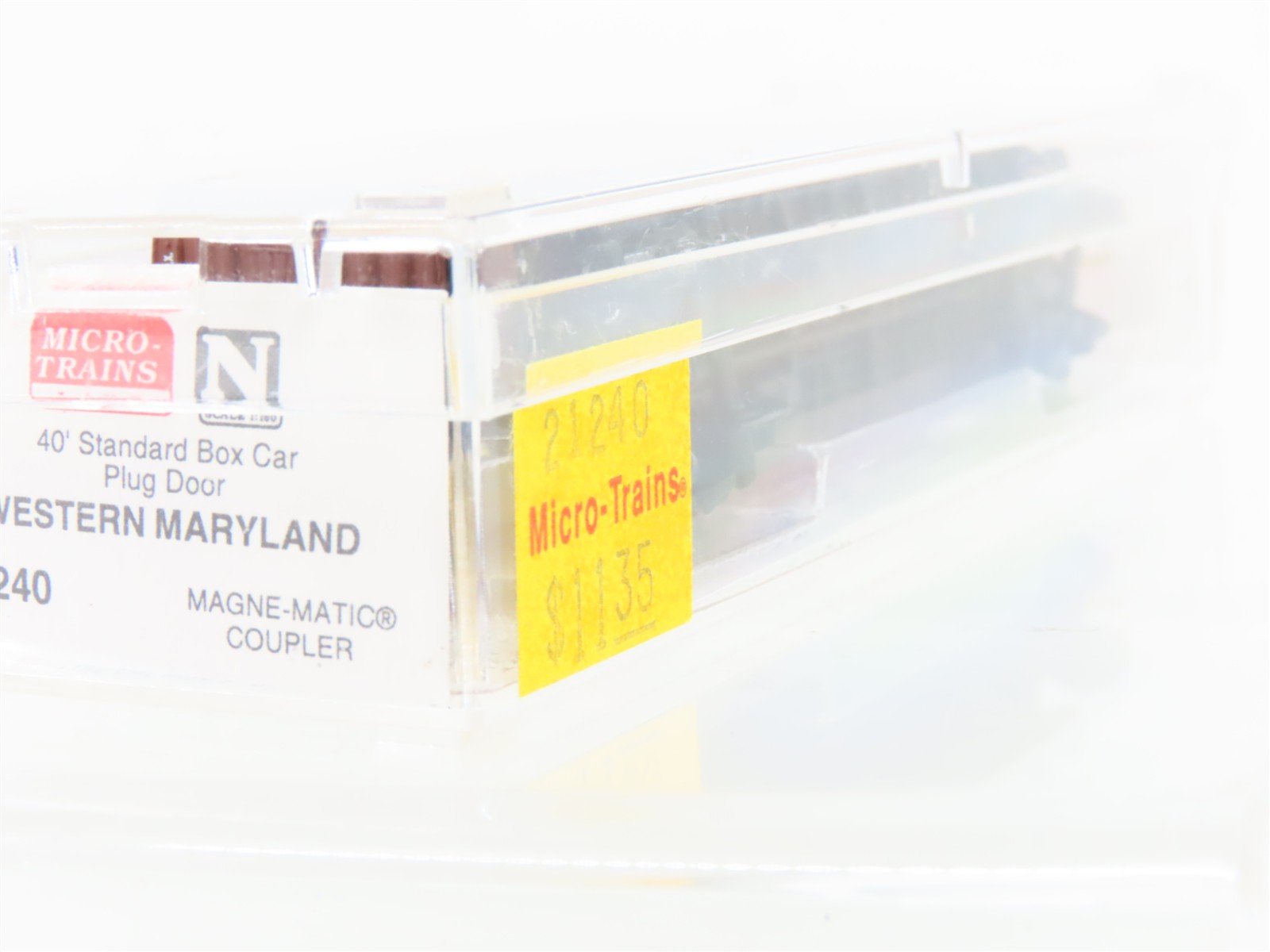 N Scale Micro-Trains/Kadee 21240 WMRX Western Maryland 40' Boxcar #14