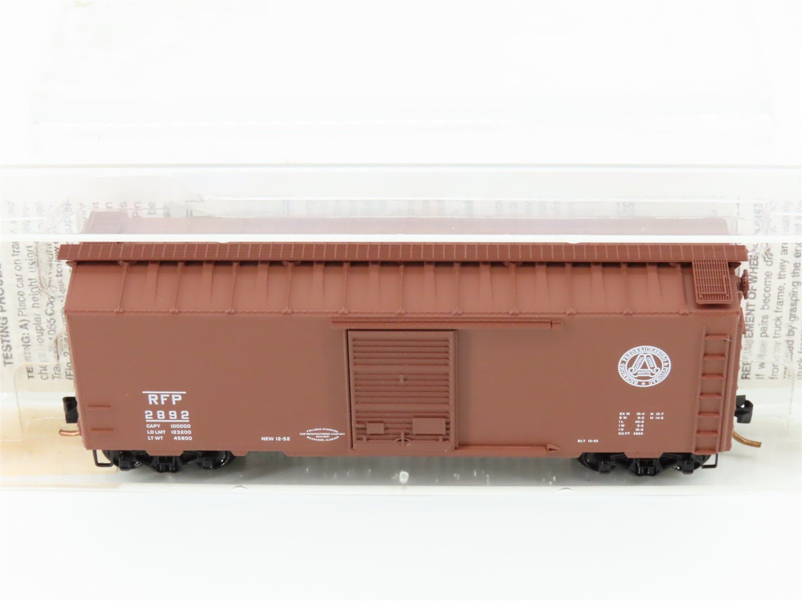 N Micro-Trains/Kadee 20496 RFP Richmond Fredericksburg Potomac 40' Boxcar #2892