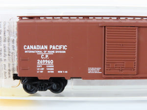 N Scale Micro-Trains/Kadee 20136 CP Canadian Pacific 40' Boxcar #269960