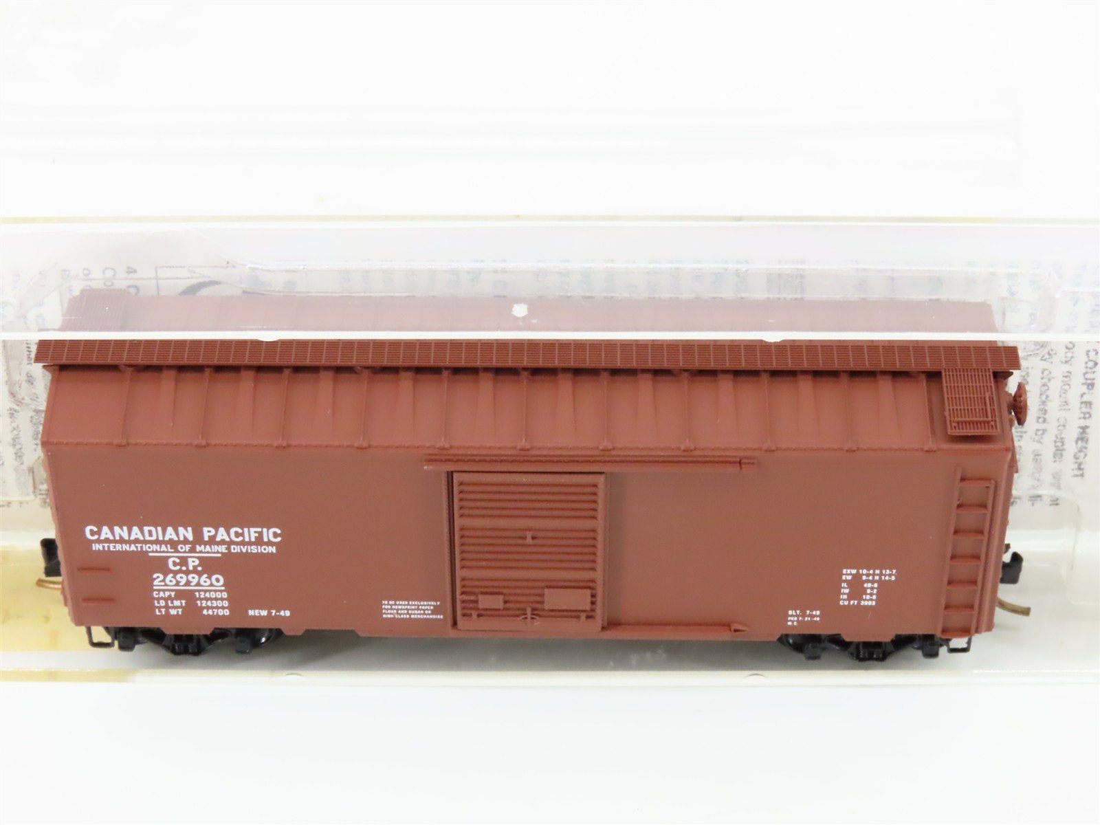 N Scale Micro-Trains/Kadee 20136 CP Canadian Pacific 40' Boxcar #269960