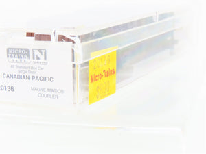 N Scale Micro-Trains/Kadee 20136 CP Canadian Pacific 40' Boxcar #269960