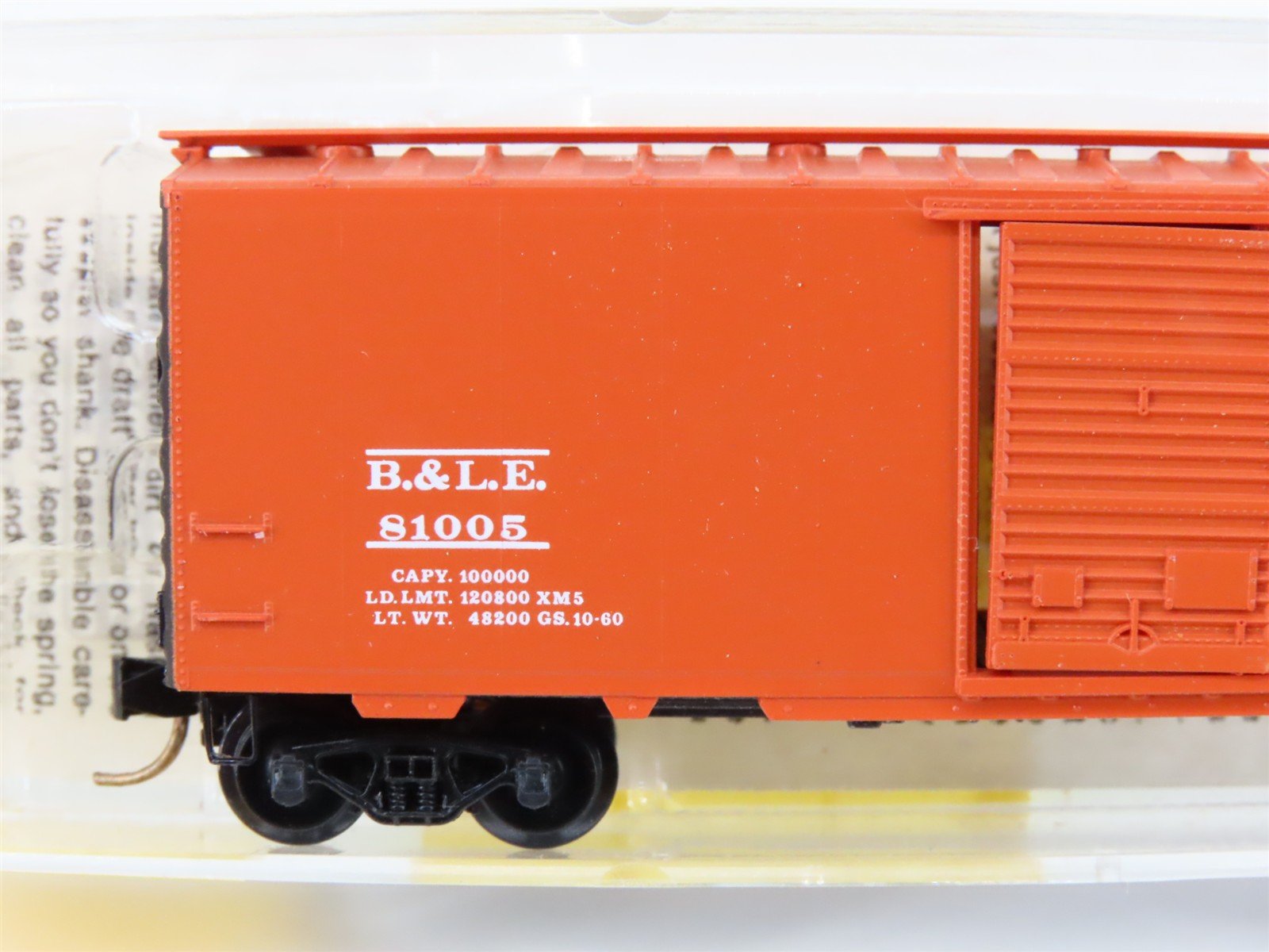 N Scale Micro-Trains/Kadee 20940 BLE Bessemer & Lake Erie 40' Boxcar #81005