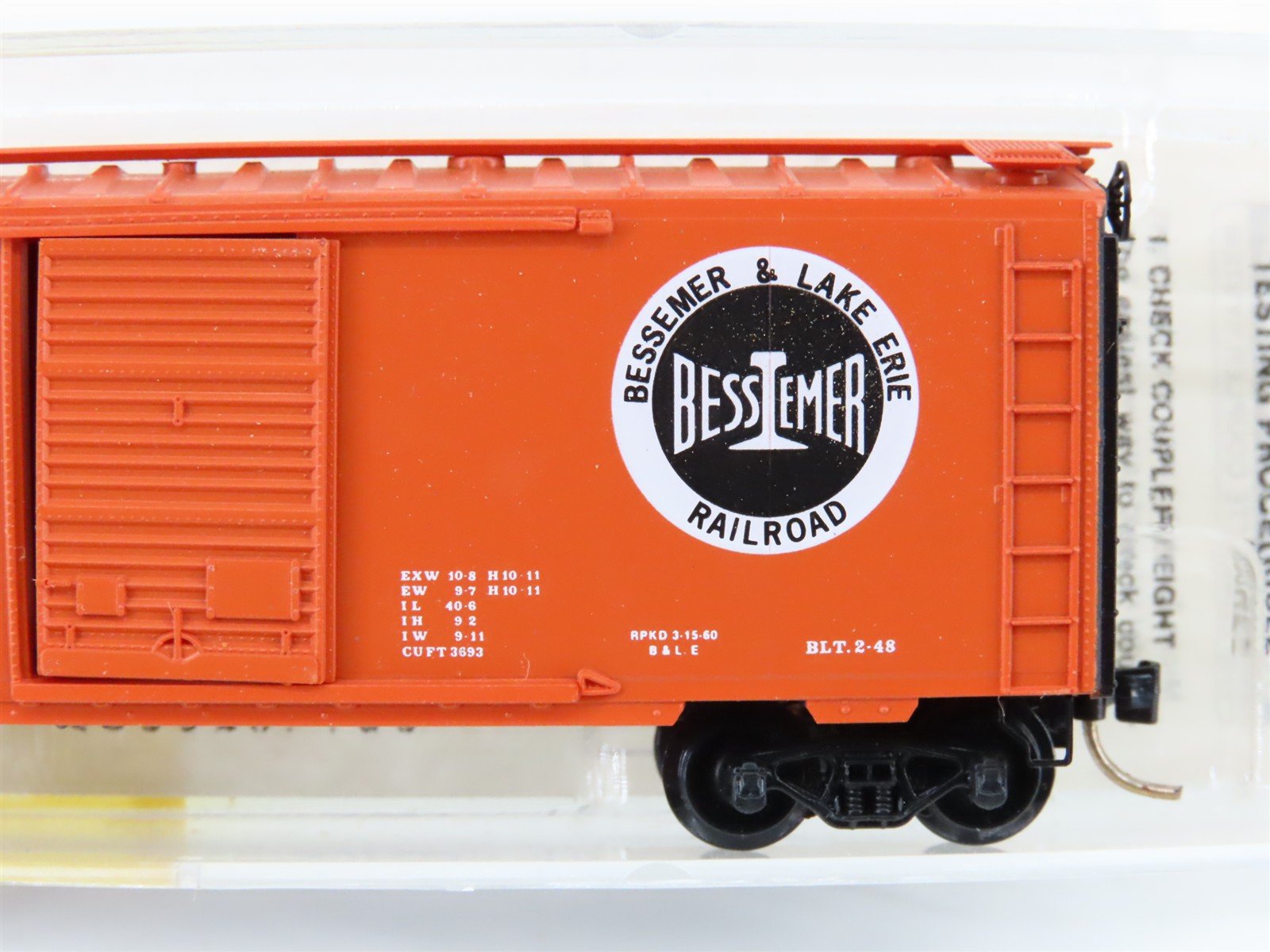 N Scale Micro-Trains/Kadee 20940 BLE Bessemer & Lake Erie 40' Boxcar #81005