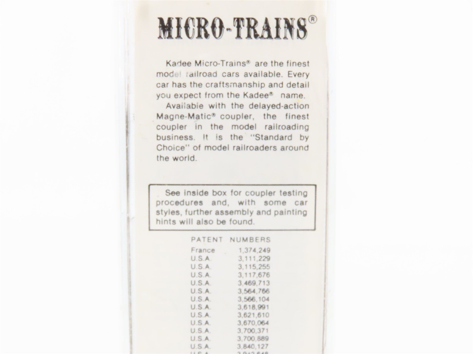 N Scale Micro-Trains/Kadee 20700 RI Rock Island 40' Boxcar #48325