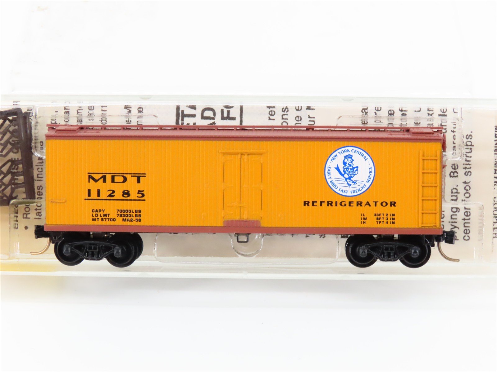 N Scale Micro-Trains/Kadee 47190 NYC/MDT New York Central 40' Reefer #11285