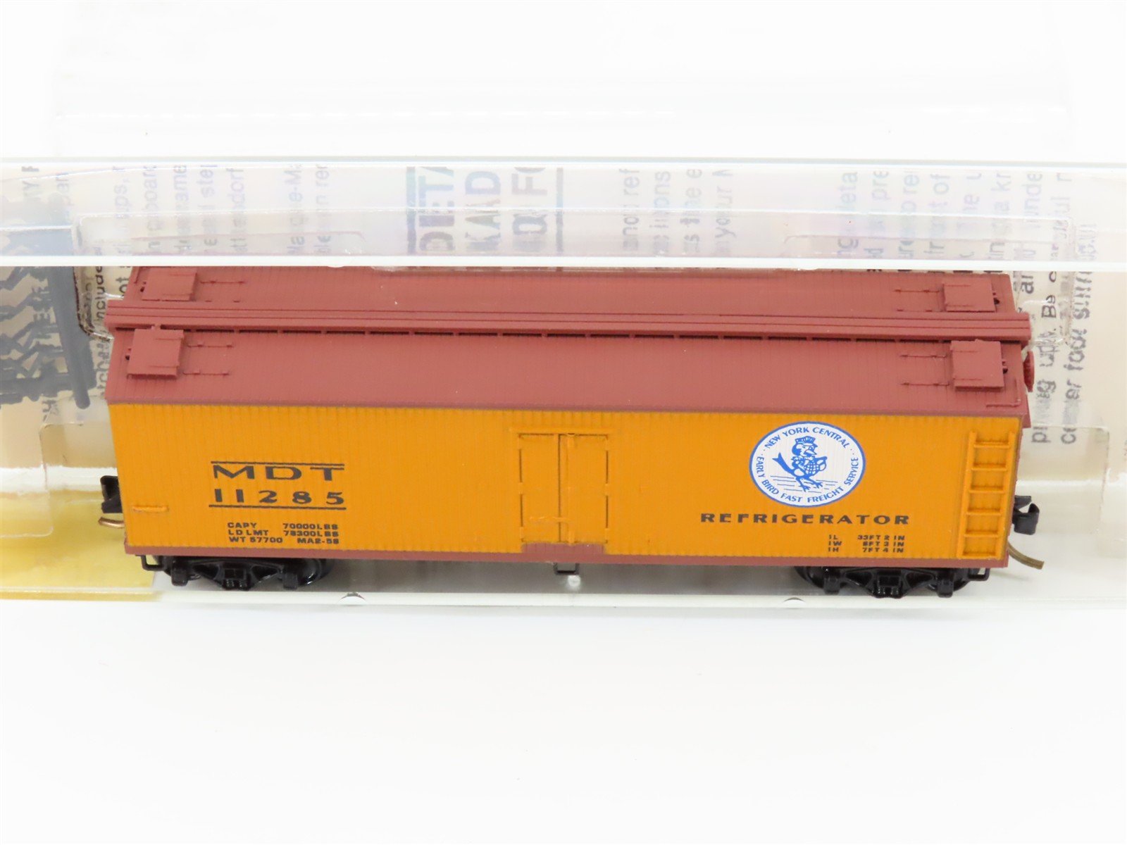 N Scale Micro-Trains/Kadee 47190 NYC/MDT New York Central 40' Reefer #11285