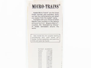 N Scale Micro-Trains/Kadee 47190 NYC/MDT New York Central 40' Reefer #11285