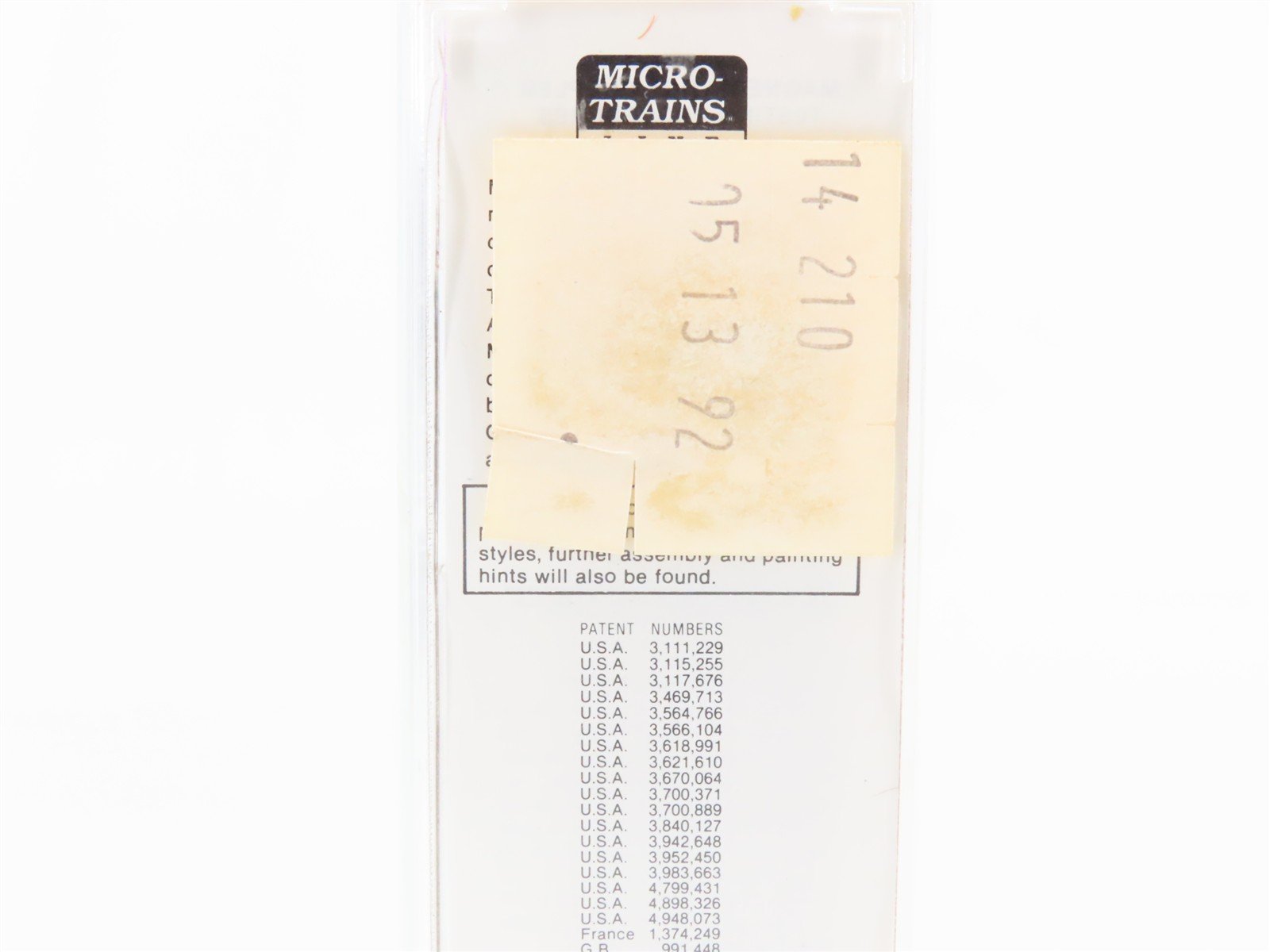 N Scale Micro-Trains MTL 21190 LOVX American Colloid Co. 40' Boxcar #9116