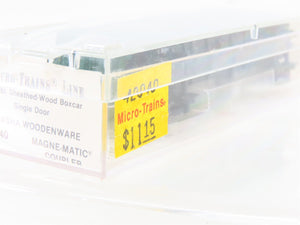 N Scale Micro-Trains MTL 42040 Menasha Woodenware 40' Wood Boxcar #242