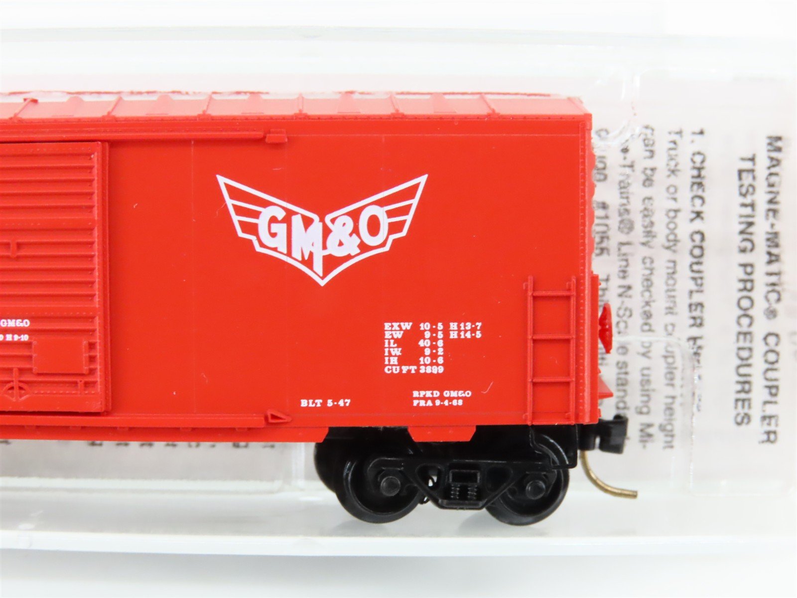 N Scale Micro-Trains MTL 24240 Gulf Mobile & Ohio 40' Boxcar #21583